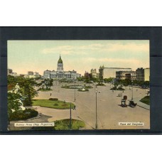 CIUDAD DE BUENOS AIRES ANTIGUA TARJETA POSTAL PLAZA DEL CONGRESO